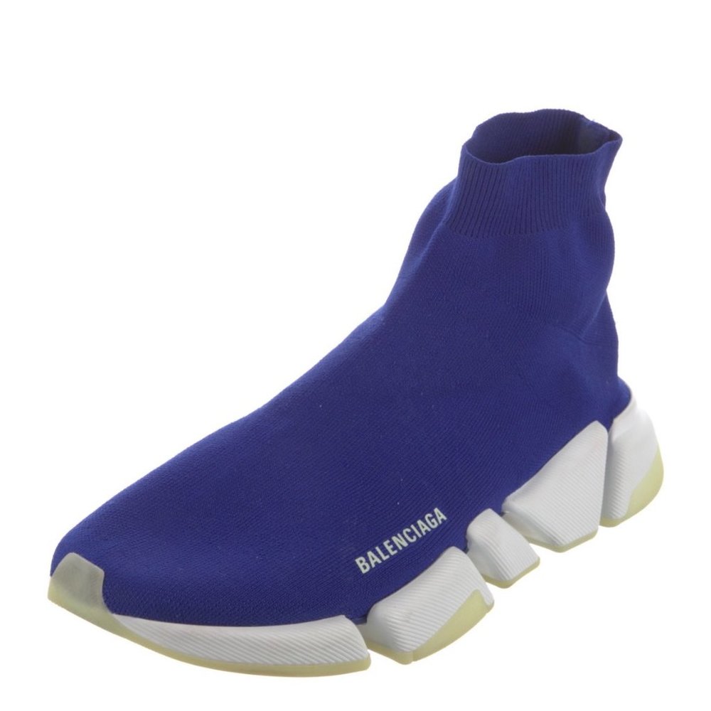 Balenciaga Speed Trainer Blue Glow Sock